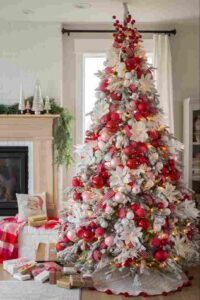 Red-and-White-Christmas-Decor Red-and-White-Christmas-Decor