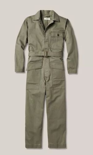 Buck Mason Herringbone Twill Utility Jumpsuit