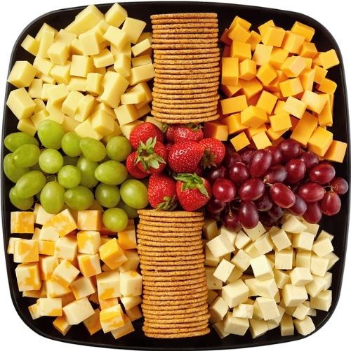 Cheese with Crackers or Fruit