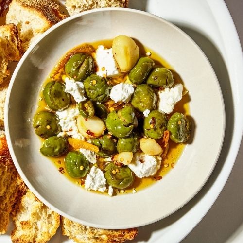 Olives with Feta Cheese