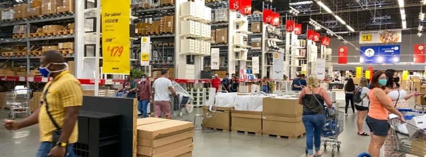 Self-Serve Warehousing and Amenities at IKEA