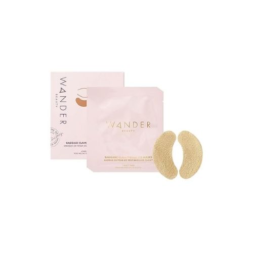 Wander Beauty Baggage Claim Gold Eye Masks